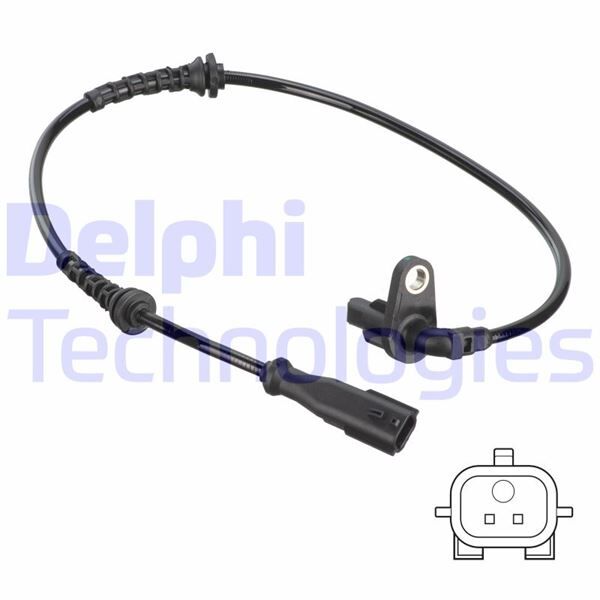DELPHI SS20812 ABS SENSÖRÜ DUSTER-ARKANA-DUSTER-KAPTUR 04-2010>