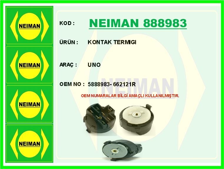 NEIMAN 888983 KONTAK TERMIGI UNO