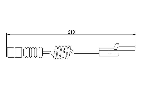 BOSCH 1987474969 BALATA FISI MERCEDES SPRINTER B901>B904 . VW LT 28-35-46