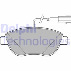 DELPHI LP2240 ÖN FREN BALATASI OPEL COMBO D 12> PUNTO EVO 1.3-1.4-1.6D MTJ 09 > 500-500C 1.3DMJ 10 > GRANDE PUNTO 1.6DMTJ 09 >