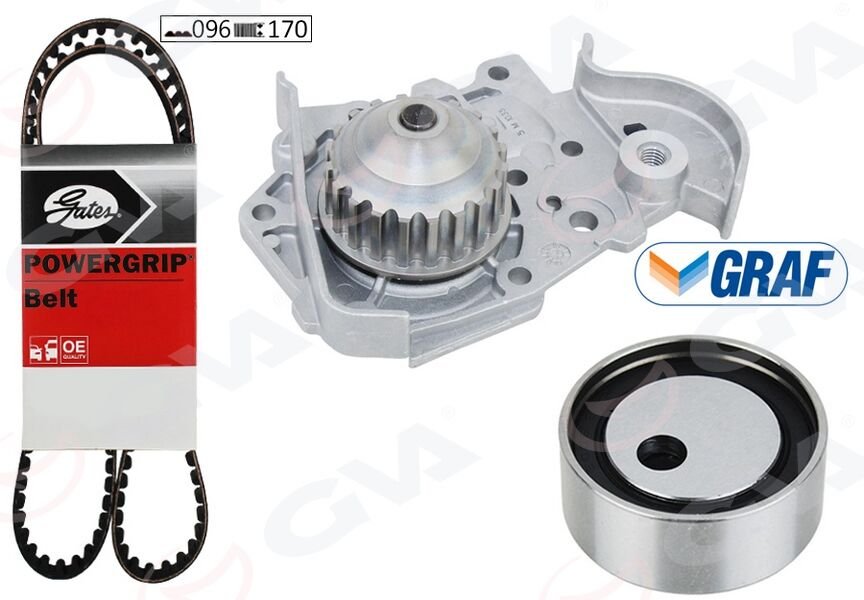 GVA 59WPK1410G DEVİRDAİMLİ EKSANTRİK GERGİ KİTİ RENAULT CLIO II 01>KANGOO 97>MEGANE 96> DACIA LOGAN 04> SANDERO 08> SOLENZA 04> 1.4-1.6 E7J-K7J-K4M