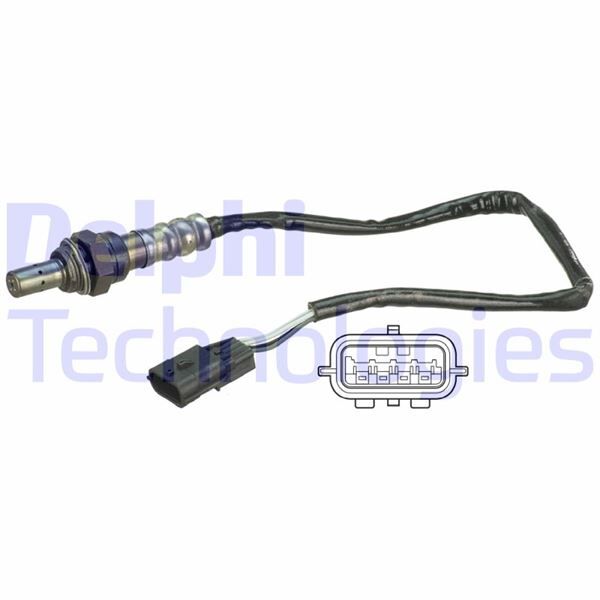 DELPHI ES20679-12B1 OKSİJEN SENSÖRÜ RENAULT CAPTUR 13> CLIO IV 12> SANDERO II 13> LOGAN II 13> 0.9TCe CLIO III 05> LOGAN 08> SANDERO II 12> 1.2 16V