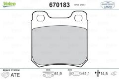 VALEO 670183 ARKA BALATA VECTRA B 95-00 OMEGA A 86-94