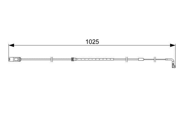 BOSCH 1987473026 BALATA FISI ARKA BMW E70 E71 E72