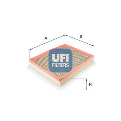 UFI 3025800 HAVA FİLTRESİ ASTRA G 99-05 2.0DTI-2.2DTI-2.0DTI 16V- ASTRA H 05- 1.3CDTI-1.7CDTI- ZAFIRA 00-05 SÜNGERLİ
