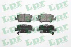 LPR 05P1315 ARKA FREN BALATA TOYOTA AURIS. COROLLA 1.33L 1.6L 1NR-FE 1ZR-FAE NRE180 ZRE181 ZRE185 12-> 1.4L 1ND -FTV D-4D NDE150 NDE180 07->