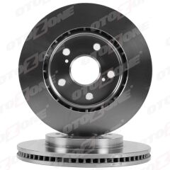 OTOZONE BD9124 ÖN FREN DİSKİ HAVA KANALLI TOYOTA COROLLA 1.6L 1ZR-FAE ZRE210 19-> / 1.2L 8NR-FTS NRE210 / 1.8L 2 ZR-FXE hybrid ZWE211 19-> / YARIS CROSS 1.5L 20-> 282 çap X 5 bijon - Adet disk fiyatıdır