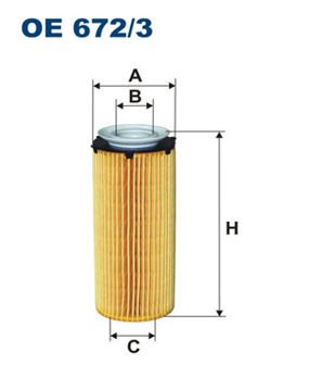 FILTRON FILT OE 672/3 E90-E91-E92-E93-F07-F10-F11-F01-F02-X5 E70 LCI-X6 E71 YAG FILTRESI OX 560D