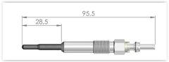ET1GERMANY ET098104 KIZDIRMA BUJİSİ GOLF V 1.9TDI-PASSAT 2.0TDI-POLO 1.4TDI-CRAFTER 2.5TDI-T5 2.5 TDI BMM