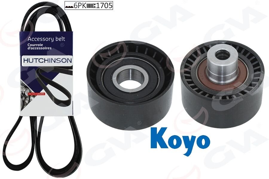 GVA 59A4326 ALTERNATÖR GERGİ KİTİ KÜTÜKSÜZ P206-XSARA 1.4HDİ-P407-BERLINGO-C5- 1.6 HDİ KLİMALI K026PK1708