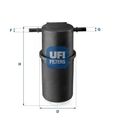 UFI 2414400 YAKIT FİLTRESİ VW CRAFTER 30-35 / 30-50 2.0 TDI 11 >