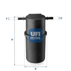 UFI 2414400 YAKIT FİLTRESİ VW CRAFTER 30-35 / 30-50 2.0 TDI 11 >