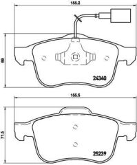 VALEO 671144 FREN BALATASI ÖN ALFA ROMEO GİULİETTA 10>