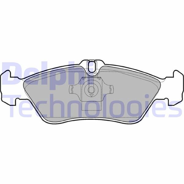 DELPHI LP1596 FREN BALATASI ARKA MERCEDES SPRINTER B901>B904 . VW LT 28-35-46
