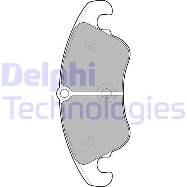 DELPHI LP2077 ÖN BALATA FİŞLİ AUDI A4-A5-A6-A7-Q5 2008 >