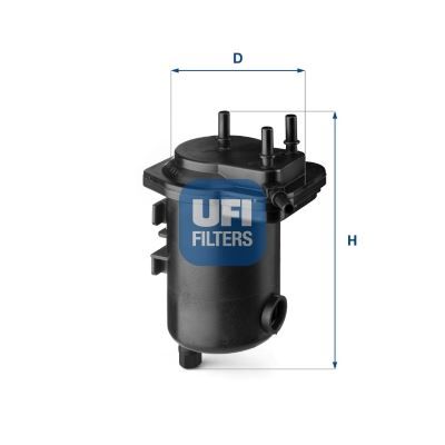 UFI 2413200 YAKIT FİLTRESİ RENAULT MEGANE II 02> GRAND SC NIC II 04> 1.5dCi