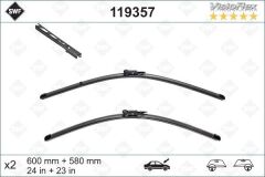 VALEO 119357 SILECEK SUPURGESI TAKIMI 600mm / 580mm BMW E60 SWF