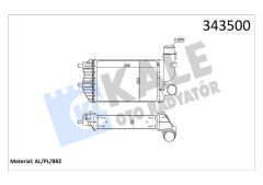 KALE 343500 TURBO RADYATÖRÜ INTERCOOLER DUCATO-JUMPER-BOXER AL/PL/BRZ 295x202x62