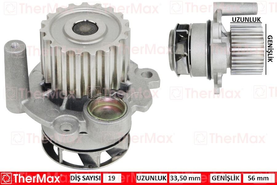 THERMAX T01.204 DEVİRDAİM PASSAT-A4-A6-GOLF 5-SUPERB 2.0TDI 06-10 BKP-BKD-BRE