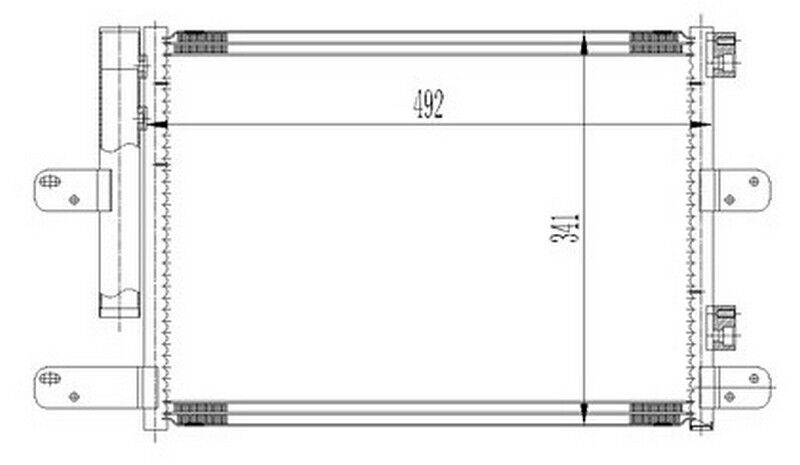 ORIS CIV019016 KLİMA KONDENSERİ IVECO TRUCK-EUROCARGO E13-E15-E17-E18-E21-E22-E24-E28 01 > OTO.-MEK.