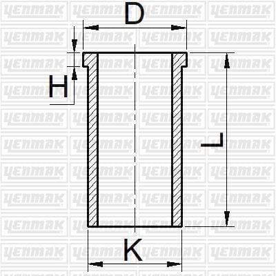 YENMAK 51-65494-050 MOTOR GOMLEK 050 FARKLI 8601 TRANSIT V185 V184 01>06 MONDEO 00>07 20TDCI