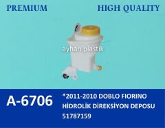 AYHAN A6706 HİDROLİK DİREKSİYON YAĞ DEPOSU KAPAKLI FIAT FIORINO 09> LINEA 09> DOBLO 10>