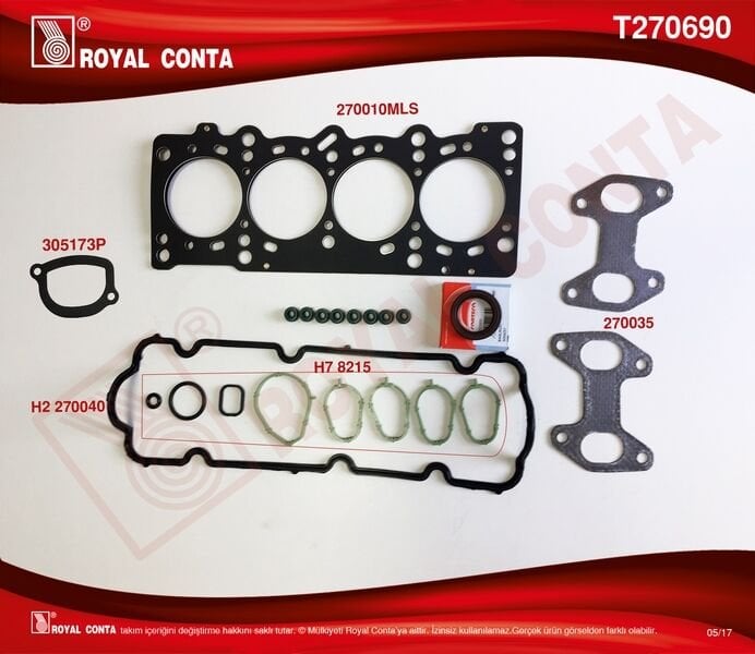 ÜST TAKIM CONTA PALIO 1.2 8V YM 60-65HP 188A4.000