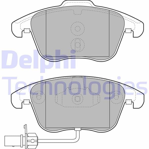 DELPHI LP2107 ÖN BALATA AUDI A4 - A5 09 > GDB1814
