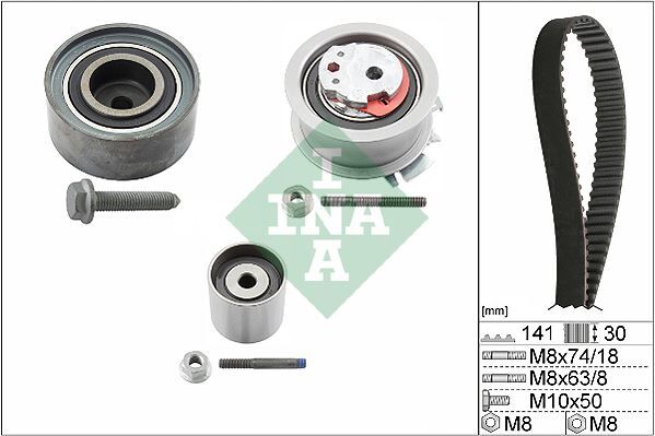 INA 530040510 TRİGER SETİ PASSAT-JETTA-GOLF5-OCTAVIA-TOLEDO-A3-A6 2.0 TDI 04-06 BKP-BKD-BRE-BLB-BMR