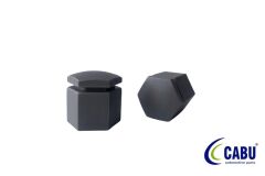 CABU 220655 BİJON KAPAĞI KÖMÜR METALİK 17X23mm CORSA C-D-E. ASTRA G-H. ZAFIRA.MERIVA.ADAM