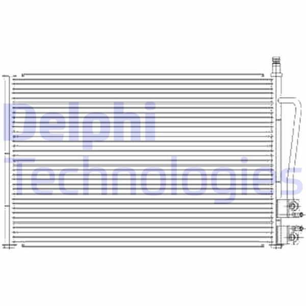 DELPHI TSP0225459 KLİMA RADYATÖRÜ FORD FİESTA-FUSİON 02> 1.4 ZETEC-TDCİ