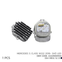 NIKEN 064MB325201 MERCEDES S CLASS W222 2018-SAĞ LED MOD A2229069104