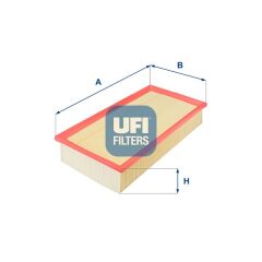 UFI 3093300 HAVA FİLTRESİ P106-P405-P406-P607-P806-C5-C8-JUMPY-EXPERT-AX-BX-EVASION-XANTIA 1.9TD-2.0HDI