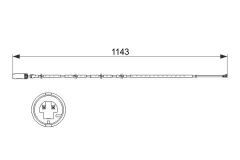 BOSCH 1987473517 BALATA FISI ARKA BMW X1 E84