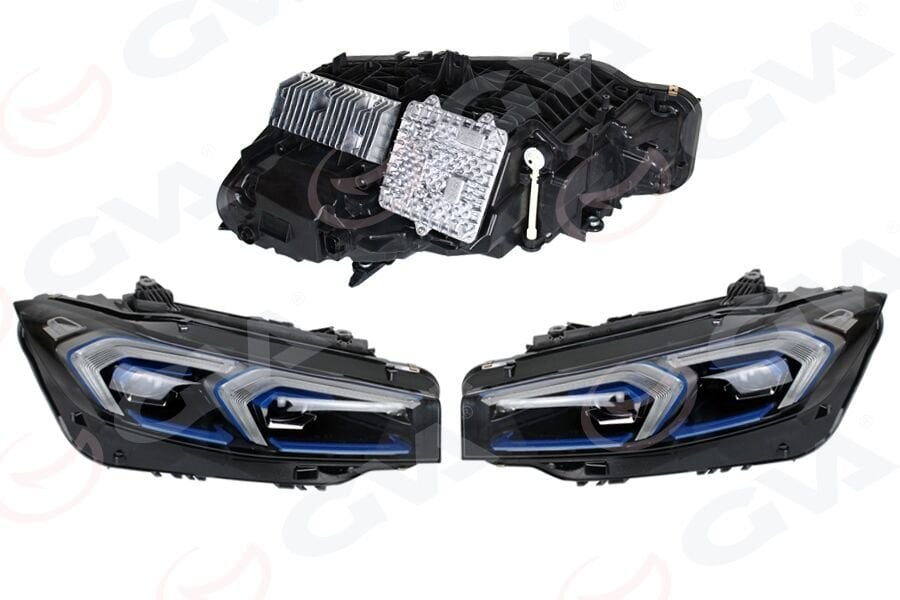 GVA 9107747 KOMPLE FAR HID LED XENON SAĞ SOL BEYINLER UZERINDE TAK ÇALIŞTIR BMW G20 G80 2017>2023