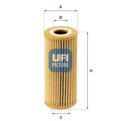 UFI 2506700 YAG FILTRESI MERCEDES OM640 W168 W245 W414