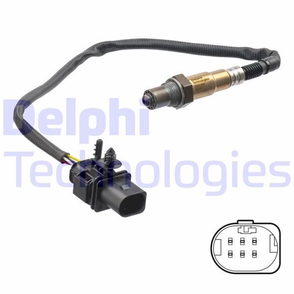 DELPHI ES21247-12B1 OKSIJEN SENSÖRÜ FIAT EGEA-PUNTO-GRANDE PUNTO-DOBLO-500L-500X-BRAVO ALFA ROMEO GIULIETTA 1.6 MTJD Euro6