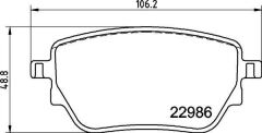 VALEO 670749 FREN BALATASI ARKA MERCEDES W177 V177 W247 C118 X118 H247 X247