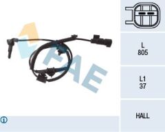 FAE 78110 ÖN ABS TEKERLEK HIZ DEVİR SENSÖRÜ OPEL INSİGNİA A 08>17 1.4-1.4 LPG-1.6-1.6 T-1.8-2.0 T-2.0 E85T