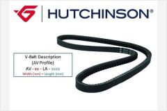 HUTCHINSON AV13LA1125 V KAYISI MERCEDES FORD JAGUAR TOYOTA MAZDA KIA NISSAN VW