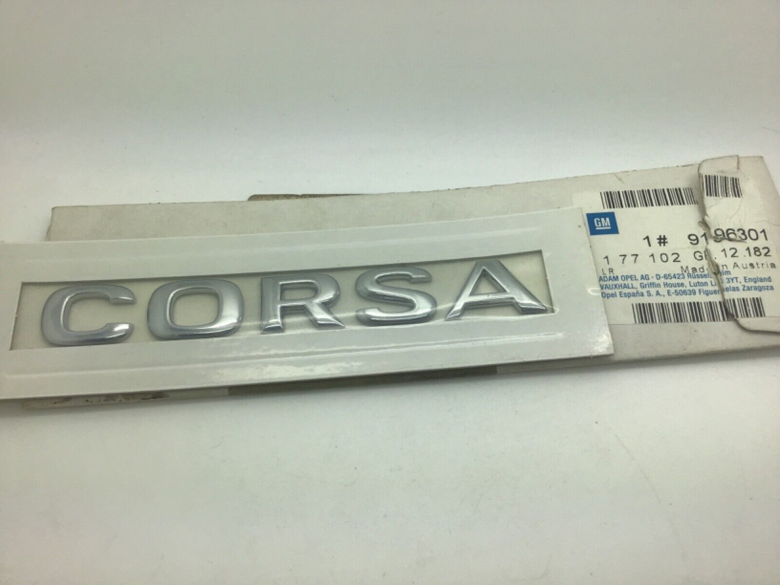 OE-OPEL 9196301 CORSA C YAZI CORSA