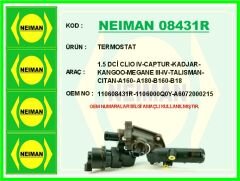 NEIMAN 08431R TERMOSTAT 83 C RENAULT SYMBOL III 14> MEGANE IV 16> CLIO IV 12> CAPTUR 13> DUSTER 12> DOKKER 12> 1. 5dCi K9K