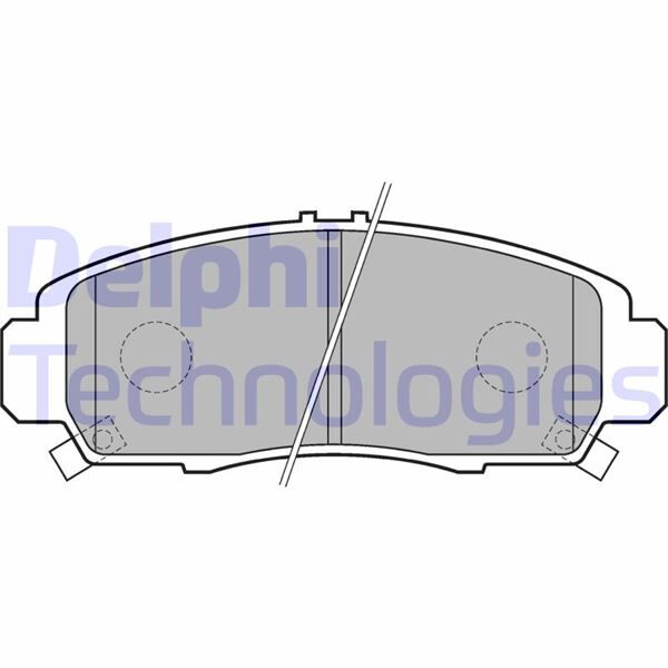 DELPHI LP1704 ÖN FREN BALATA HONDA CIVIC 1.6L R16A2 VTEC sedan FD6 06-11 / 1.8L R18A2 FD7 06->