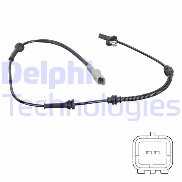 DELPHI SS20780 ABS HIZ SENSÖRÜ CITROEN C4 GRAND PİCASSO-308-308 SW 02-2013>