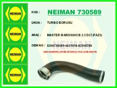NEIMAN 730589 TURBO BORUSU MASTER III 10> MOVANO B 10> 2.3 DCİ FAZ3