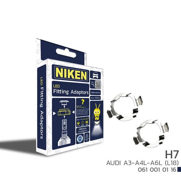 NIKEN 0610010116 LED FAR MONTAJ ADAPTÖRÜ H7 AUDI A3-A4L-A6L