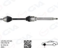 GVA 4437012 ÖN AKS KOMPLE SAĞ FORD MONDEO IV 2.0 TDCI-1.6 TDCI 07>14- GALAXY 2.0 TDCI 07>14 S-MAX 2.0 VOLVO S60 II D3-D4-D5 12>15 S80 II 2.5 T -2.0 TDCI -2.4 D- D5 V60 D3 -D4-D5-2.4 D5 V70 III D3