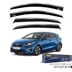 NIKEN 047KA190201 KROMLU CAM RÜZGARLIĞI KIA CEED 2018- 4LÜ