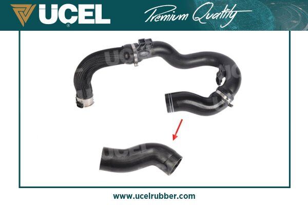 UCEL S35940 TURBO HORTUMU FIAT DOBLO 16>23 DOBLO CARGO 16>23 1.3D MJET