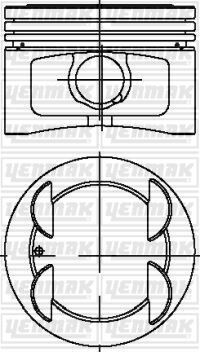 YENMAK 31-04269-000 MOTOR PİSTON SEGMAN STD 86.40MM PALIO-SIENA-MAREA 1.6 16V
